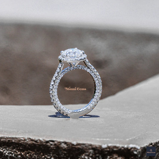2 CT Oval Engagement Ring - view 2