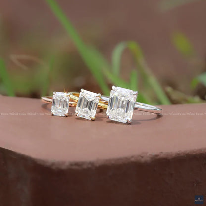 Emerald Cut Engagement Ring - view 5