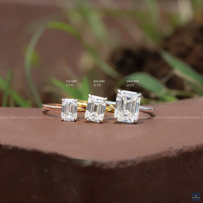 Emerald Cut Engagement Ring for Women