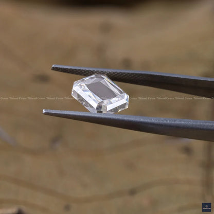 Radiant Shape Portrait Cut Loose Moissanite Diamond for Customized Wedding Ring \ Portrait Cut Moissanite for Earrings - view 5