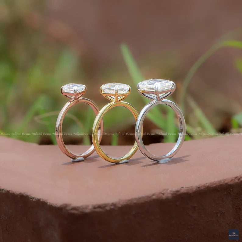 Emerald Cut Engagement Ring - view 6