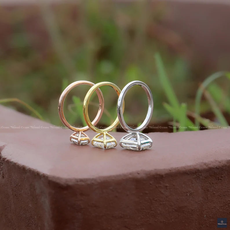 Emerald Cut Engagement Ring - view 4
