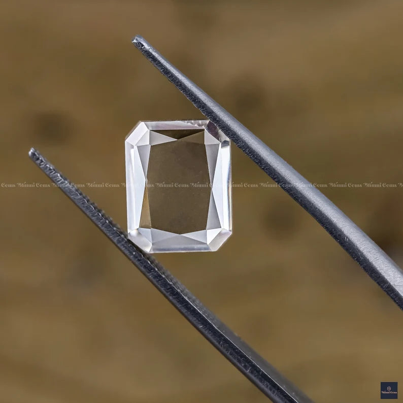 Radiant Shape Portrait Cut Loose Moissanite Diamond