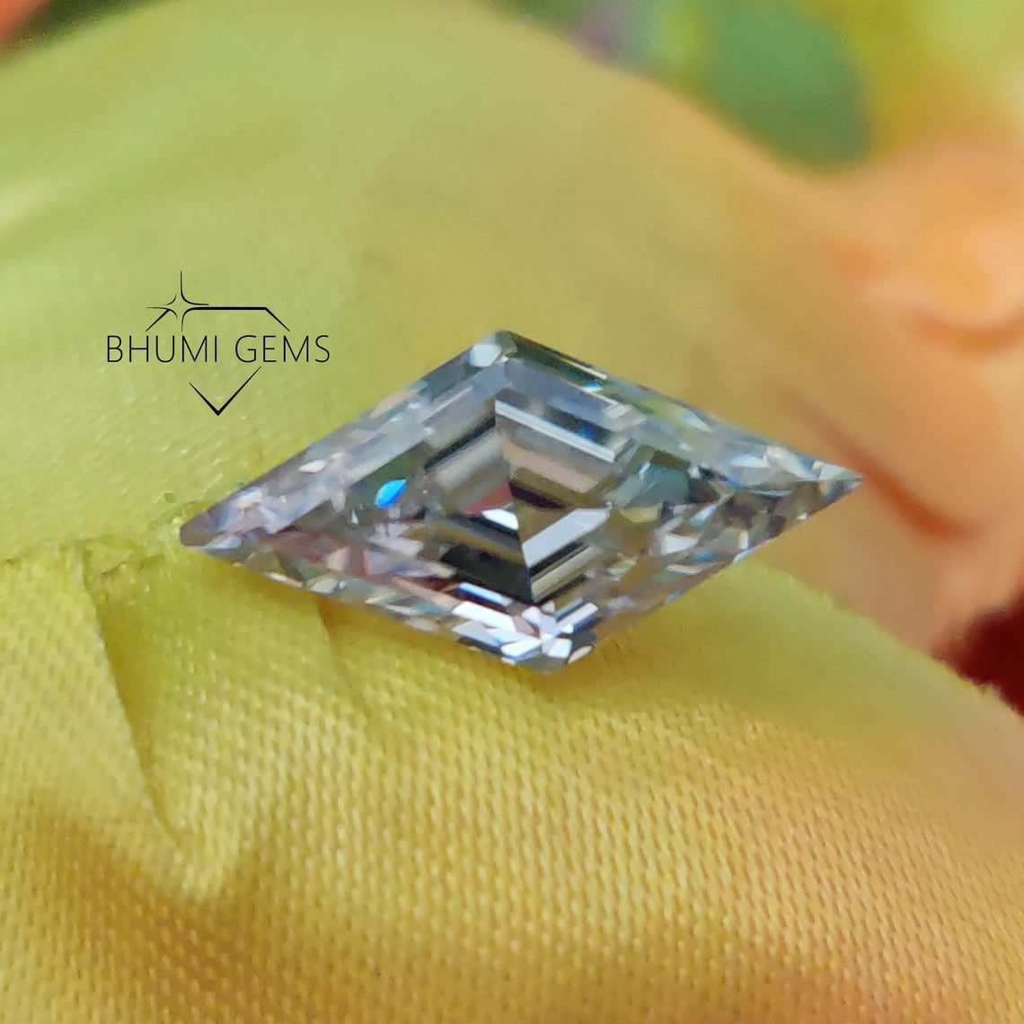 Lozenge 2CT-25CT Colorless Moissanite Loose Diamond | Making Jewellery | Engagement Ring | Earring | Bracelet | Pendant | Stone