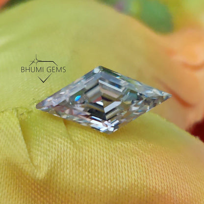Lozenge 2CT-25CT Colorless Moissanite Loose Diamond | Making Jewellery | Engagement Ring | Earring | Bracelet | Pendant | Stone