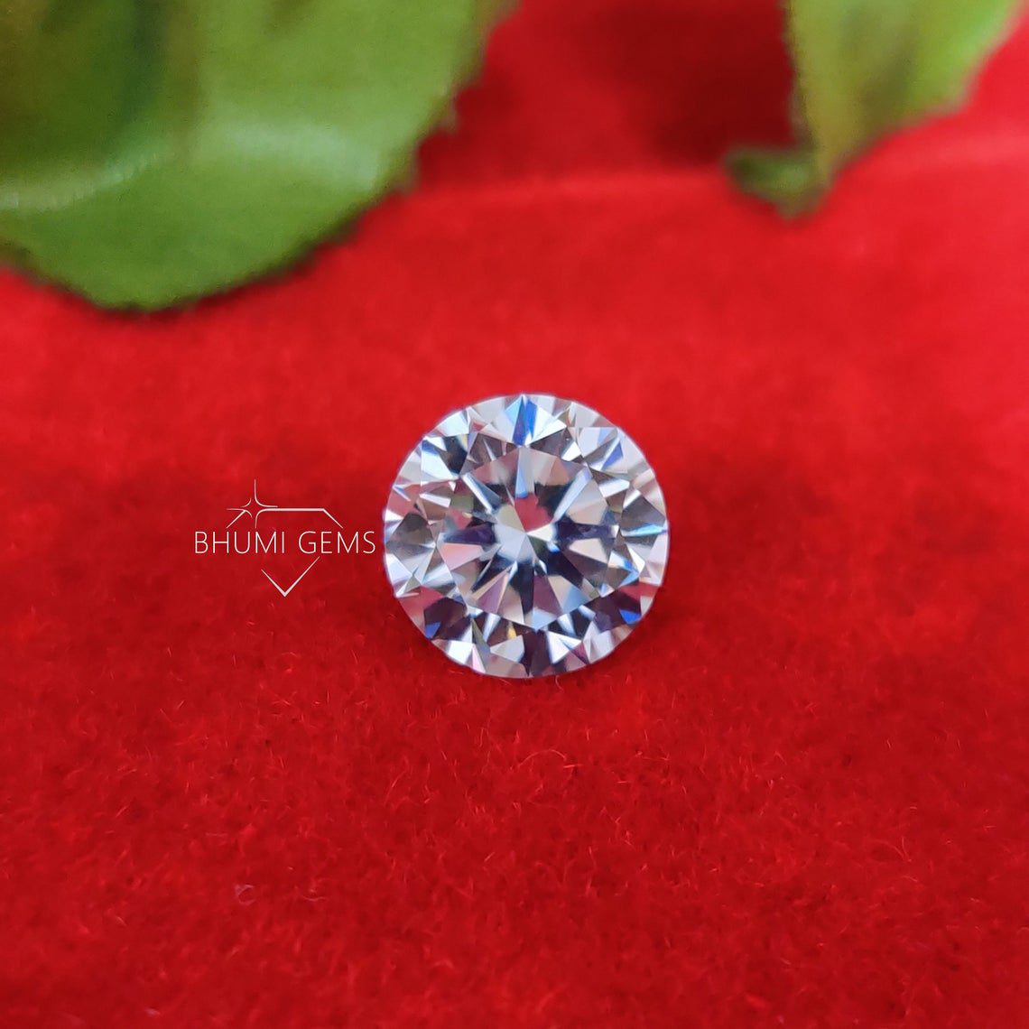 Moissanite 1CT To 10CT VVS1 Round Loose Diamond For Making Moissanite Engagement Ring - view 2