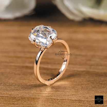 moissanite engagement rings gold