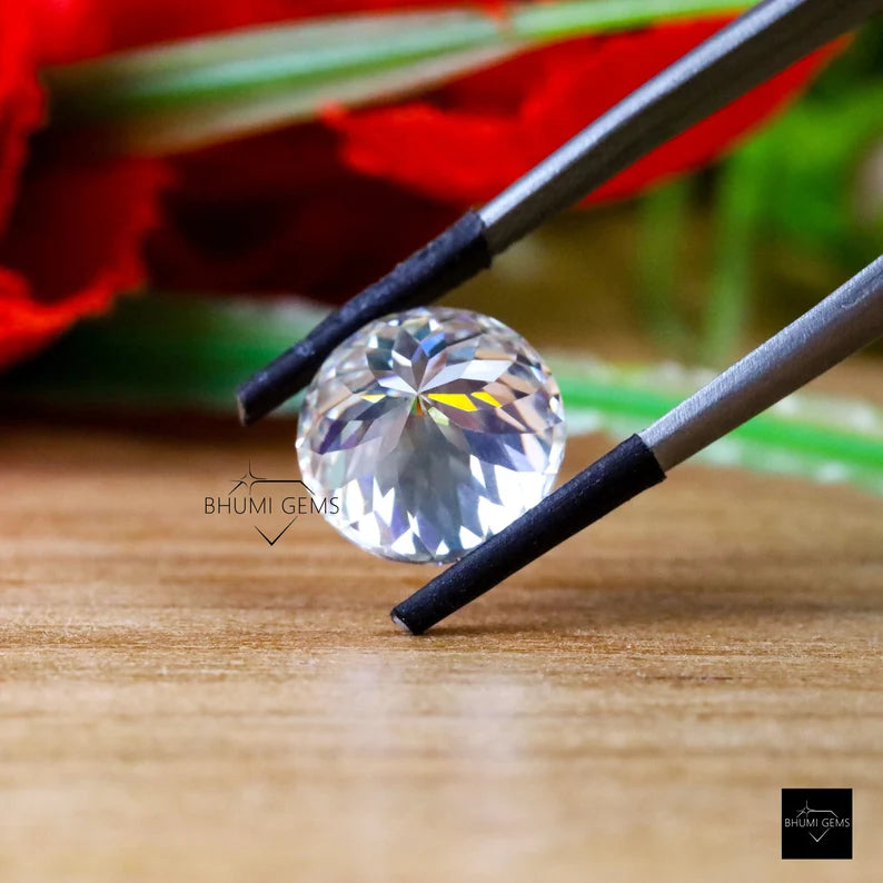portuguese cut round heart colorless