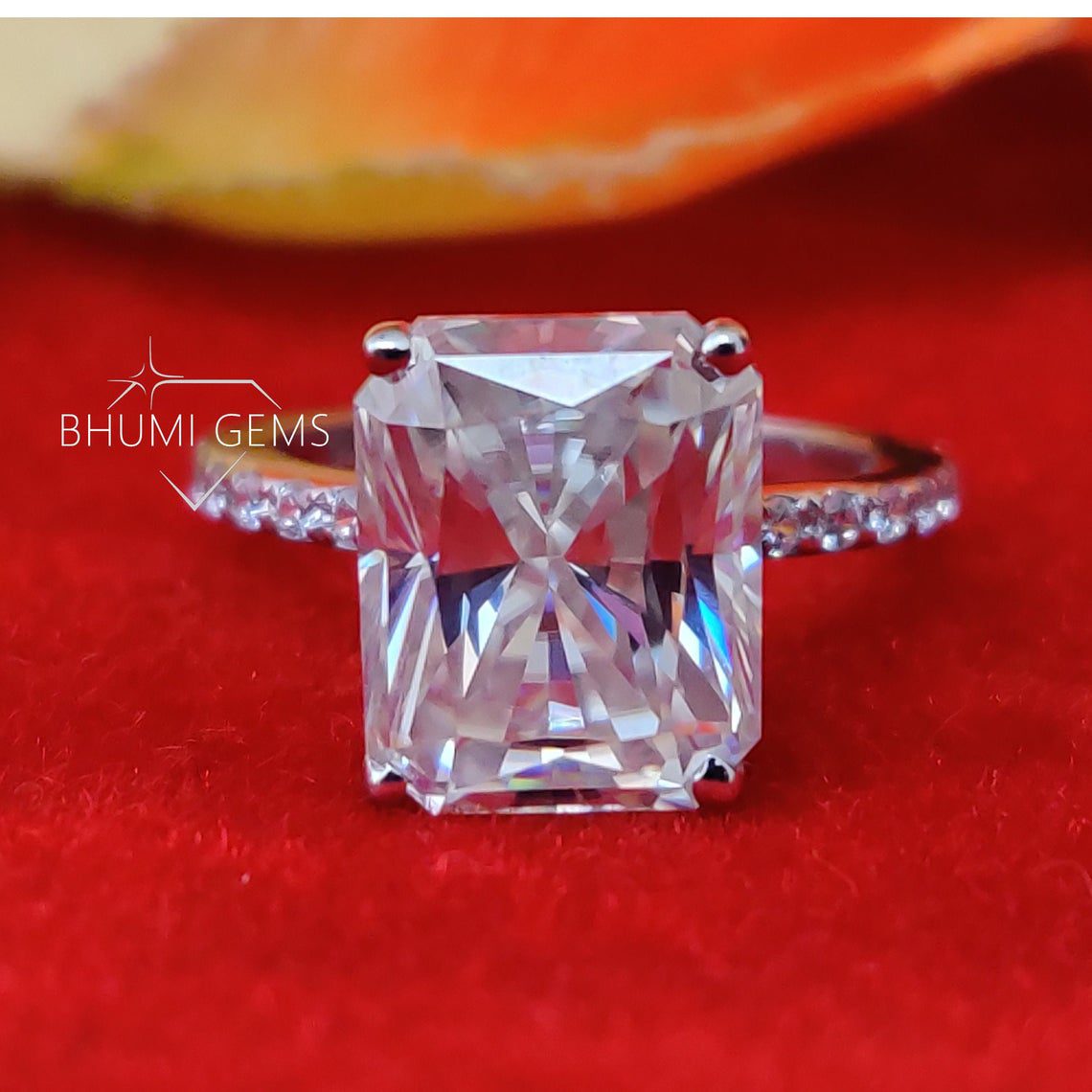 Moissanite Engagement Ring | Wedding Bands | Promise Ring