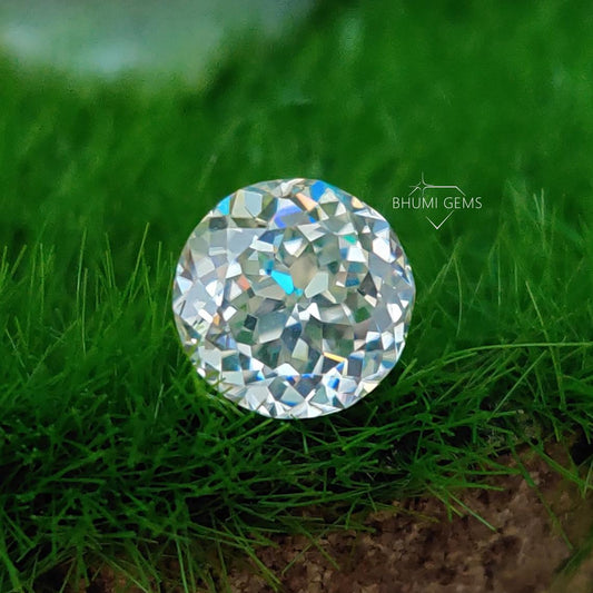 Loose Moissanite stone | Round Portuguese Moissanite Diamond