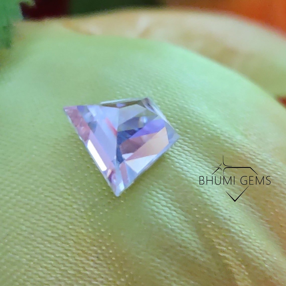Trapezoid 2CT-25CT Colorless Loose Moissanite Diamond | Gemstone | Fancy Cut Stone | Moissanite Loose | Bhumi Gems | Ring, Earring, Pendant