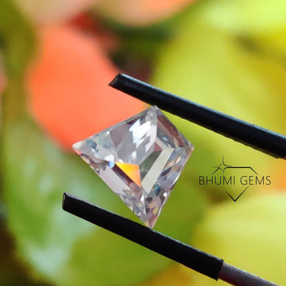 Trapezoid 2CT-25CT Colorless Loose Moissanite Diamond | Gemstone | Fancy Cut Stone | Moissanite Loose | Bhumi Gems | Ring, Earring, Pendant