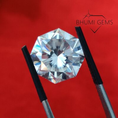 Octagon 2CT-25CT Moissanite Loose Diamond | Bhumi Gems