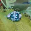 Moissanite Loose Diamond | Dark Blue Pear Cut Gemstones