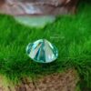 green round loose moissanite gemstone