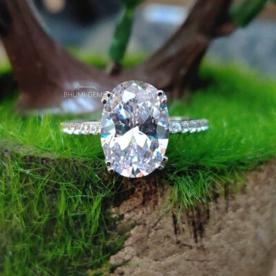 Oval Cut Ring | Moissanite Engagement Ring | Vintage Ring