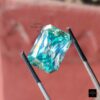 Blue Radiant Cut | VVS1 Loose Moissanite Diamond | Jewelry